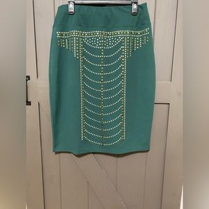 Chances XL Dark Green Skirt